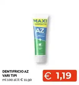 Mercatò Extra Dentifricio AZ offerta