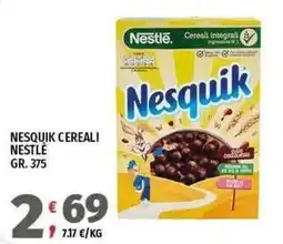 Vivo Supermercati Nesquik cereali Nestlé offerta