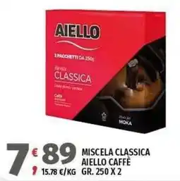 Vivo Supermercati Miscela classica Aiello Caffè offerta