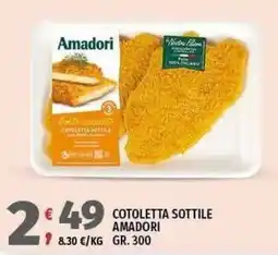 Vivo Supermercati Cotoletta sottile Amadori offerta