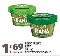 Vivo Supermercati Pesto fresco Rana offerta