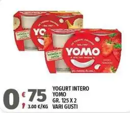Vivo Supermercati Yogurt intero Yomo offerta