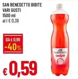 IperFamila San Benedetto bibite vari gusti offerta