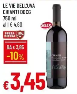 IperFamila Le vie dell'uva Chianti DOCG offerta