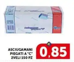 Italcash Cash & Carry Asciugamani piegati a "C" offerta