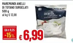IperFamila Maremundi anelli di totano surgelati offerta