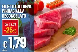IperFamila Filetto di tonno pinnagialla offerta
