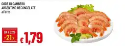 IperFamila Code di gambero argentino offerta
