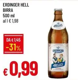 IperFamila Erdinger Hell birra offerta