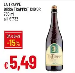 IperFamila La Trappe Birra Trappist Isid'or offerta