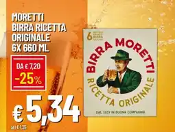 IperFamila Birra Moretti Ricetta Originale offerta