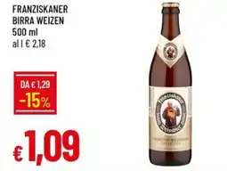 IperFamila Franziskaner Birra Weizen offerta