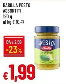 IperFamila Barilla Pesto assortiti offerta
