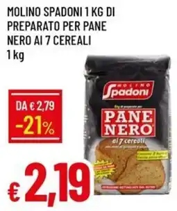 IperFamila Molino Spadoni pane nero ai 7 cereali offerta