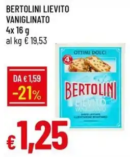 IperFamila Bertolini lievito vanigliato offerta