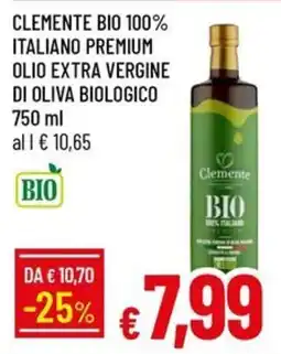 IperFamila Clemente Bio Olio Extra Vergine di Oliva Biologico offerta