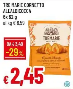 IperFamila Tre Marie cornetto all'albicocca offerta
