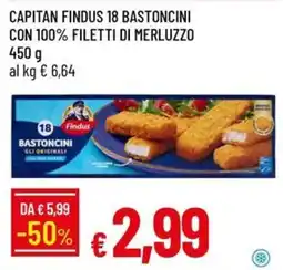 IperFamila Findus bastoncini offerta