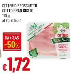 IperFamila Citterio prosciutto cotto gran gusto offerta