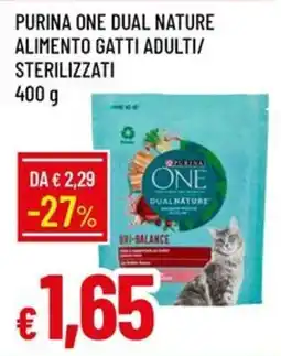 IperFamila Purina One Dual Nature Alimento Gatti Adulti/Sterilizzati offerta