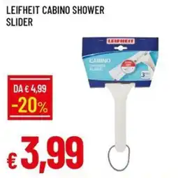 IperFamila Leifheit cabino shower slider offerta