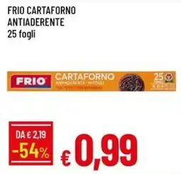 IperFamila Frio cartaforno antiaderente offerta