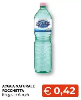Acqua naturale Rocchetta