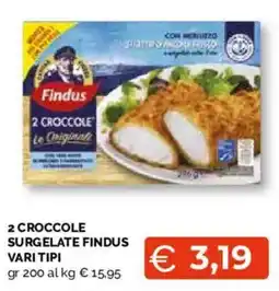 Mercatò Local 2 Crocchette Findus offerta