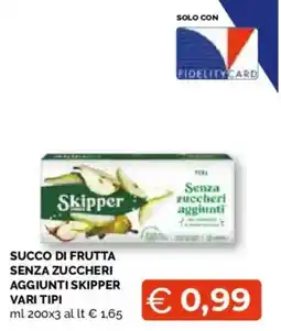 Mercatò Local Succo di frutta senza zuccheri aggiunti Skipper offerta