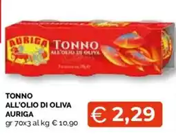 Mercatò Local Tonno all'olio di oliva Auriga offerta