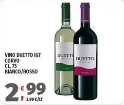 Vivo Supermercati Vino duetto igt corvo offerta