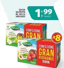 Vivo Supermercati Succhi Valfrutta offerta