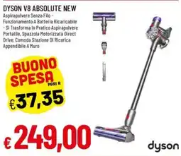 IperFamila Dyson V8 Absolute New offerta