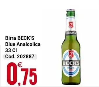 Centro Cash Birra BECK'S Blue Analcolica offerta