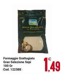 Centro Cash Formaggio Grattugiato Gran Selezione Sepi offerta
