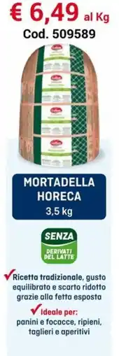 Centro Cash Mortadella Horeca offerta