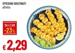 IperFamila Spiedoni gratinati offerta