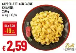 IperFamila Cappelletti con carne Chianina offerta