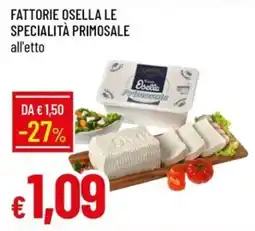 IperFamila Fattorie Osella le specialità primosale offerta