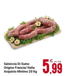 Centro Cash Salsiccia Di Suino offerta