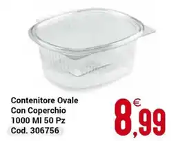 Centro Cash Contenitore Ovale Con Coperchio offerta