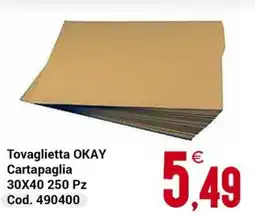 Centro Cash Tovaglietta OKAY offerta