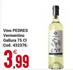 Centro Cash Vino PEDRES Vermentino offerta