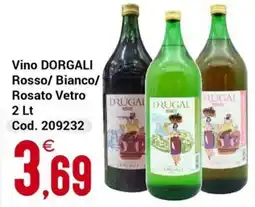 Centro Cash Vino Dorgali Rosso/ Bianco/ Rosato Vetro offerta