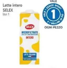 Famila Latte intero Selex offerta