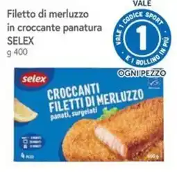 Famila Filetto di merluzzo in croccante panatura Selex offerta