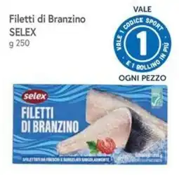 Famila Filetti di Branzino Selex offerta