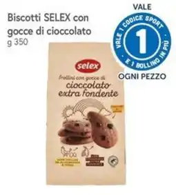 Famila Biscotti SELEX con gocce di cioccolato offerta
