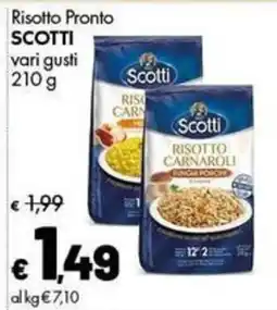 Supermercati Vinci Risotto Pronto Scotti offerta