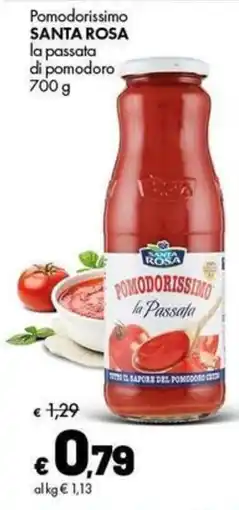 Supermercati Vinci Pomodorissimo Santa Rosa la passata di pomodoro offerta